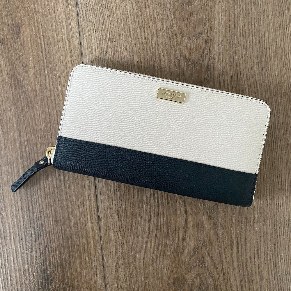Kate Spade Wallet — Kate Spade Laurel Way Two-Toned Large Wallet